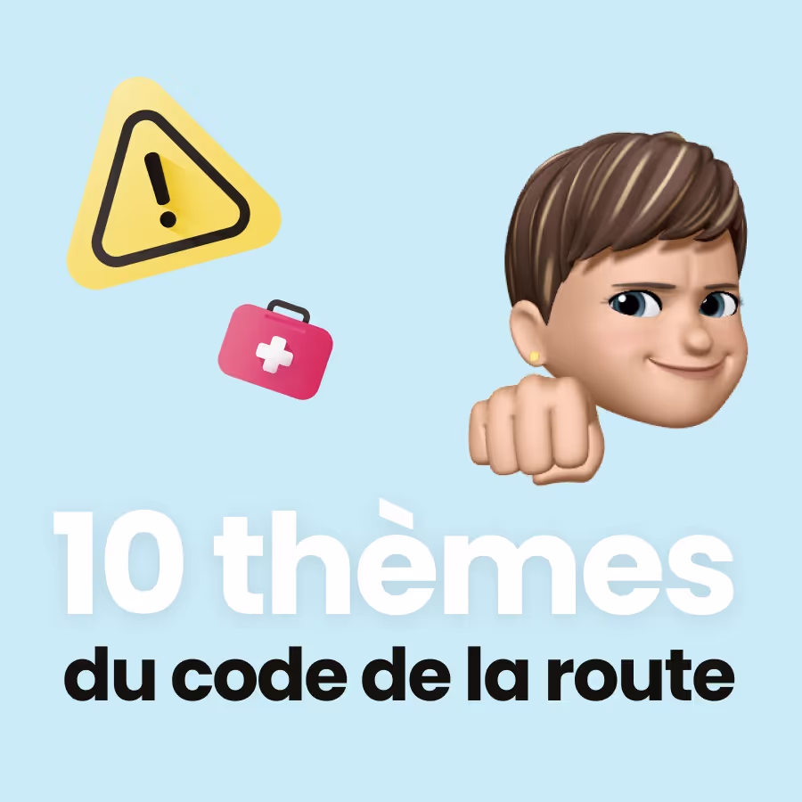 Image d'accueil de l'article Les 10 thèmes du code de la route à connaître