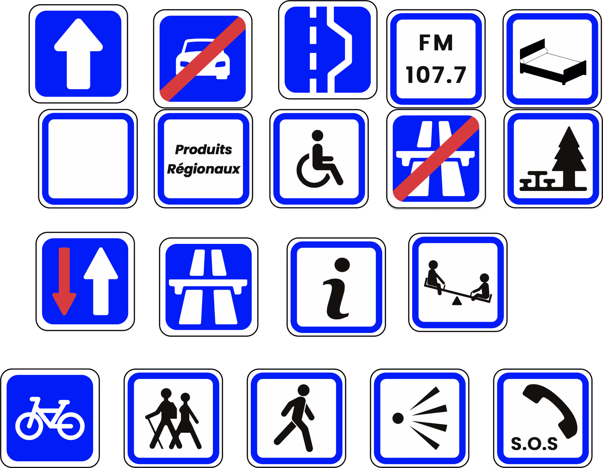 Panneau d’indication routière : les indications du code de la route