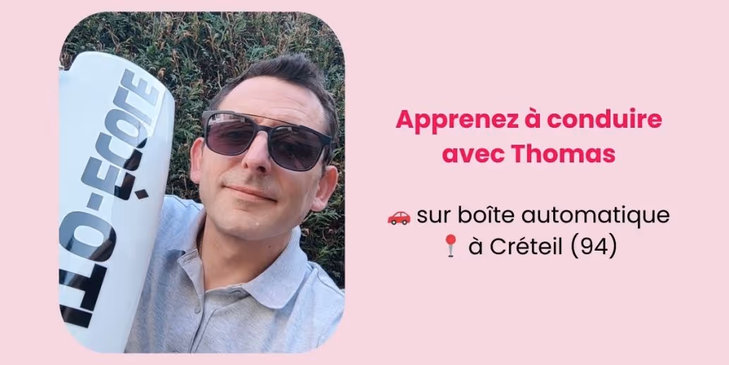 Thomas, enseignant partenaire lePERMISLIBRE à Créteil (94)