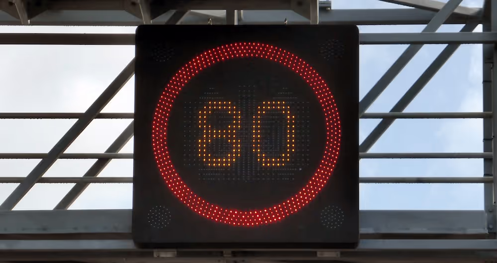 La limitation de vitesse à 80 km/h