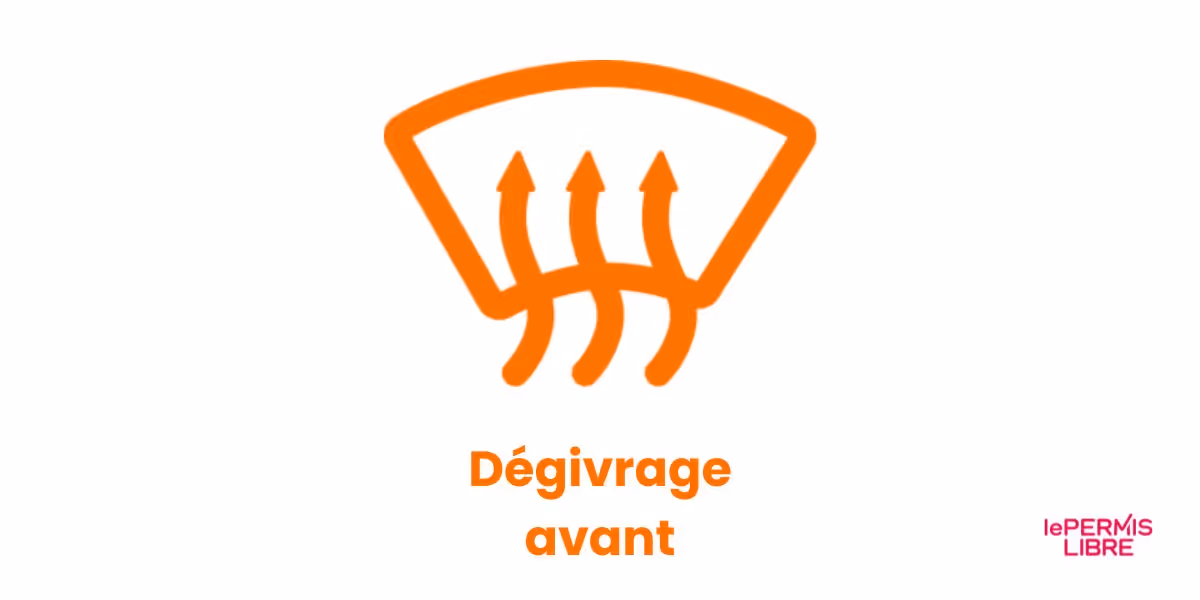 Voyant dégivrage avant