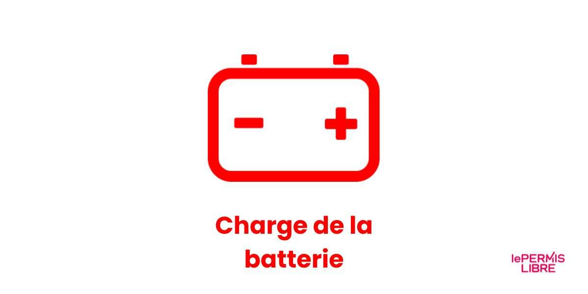 Zoom sur le voyant batterie des voitures 