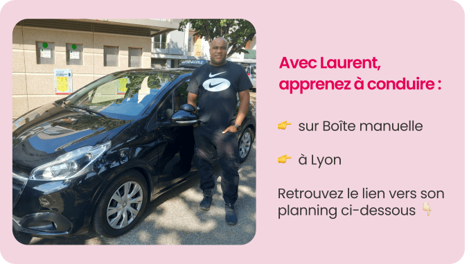 Laurent, enseignant de la conduite partenaire lePERMISLIBRE à Lyon