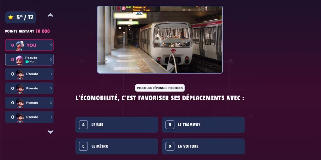 Quiz du code de la route avec lePERMISLIBRE et Anthm