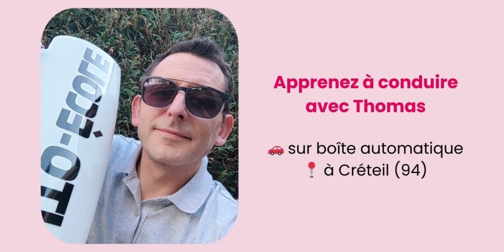 Thomas, enseignant partenaire lePERMISLIBRE à Créteil (94)